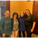 Lead-K team and Rep. Mussman Co-chair Anita Cervantes-Bowen, Co-chair, Libby Oxenbaum, Rep. Michelle Mussman and IAD president Fara Harper
