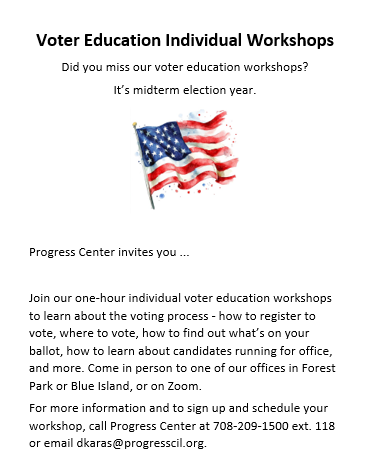 Voter Education Individual Workshops
