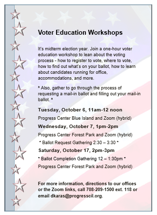 Ballot Gatherings at Progress Center